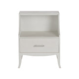 George III Bedside Table - White