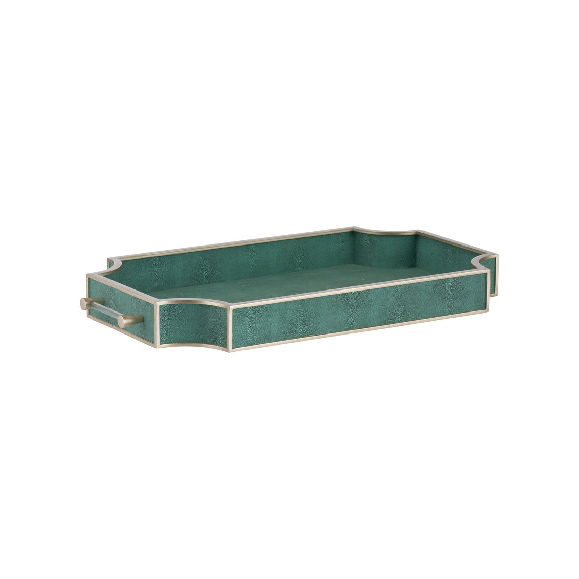 Shagreen Tray - Green