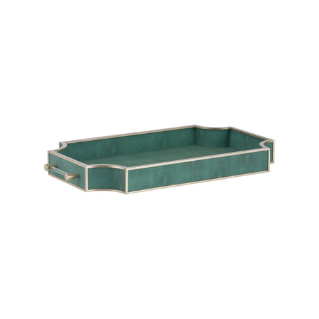 Shagreen Tray - Green