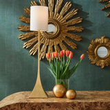 Gold Leaf Buffet Lamp