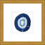 ASBL01 - FRAMED AMBER AGATE SLICE Shadow box hand framed in a traditional gold frame. Finished Size: W 16.00 in x H 16.00 in