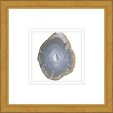 ASGY02 - FRAMED AMBER AGATE SLICE Shadow box hand framed in a traditional gold frame. Finished Size: W 16.00 in x H 16.00 in