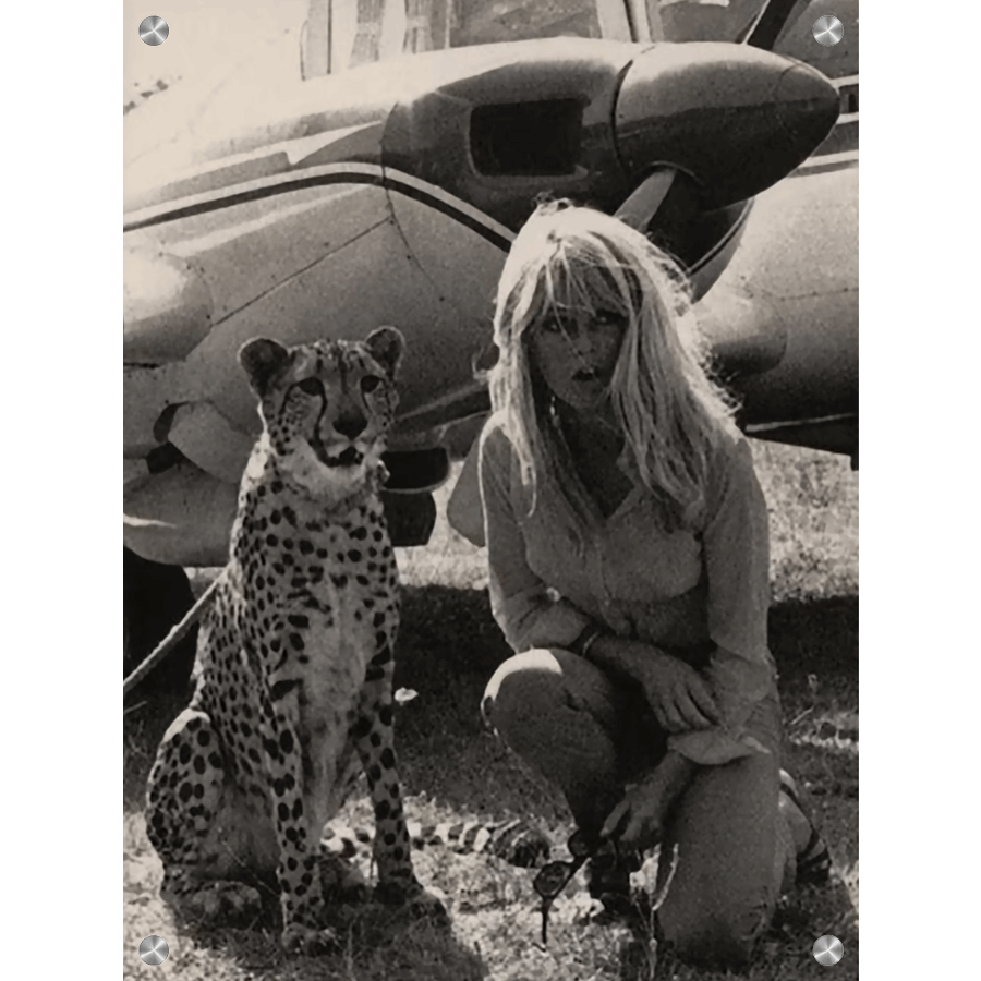 Bridgette Bardaux & Cheetah