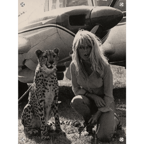 Bridgette Bardaux & Cheetah
