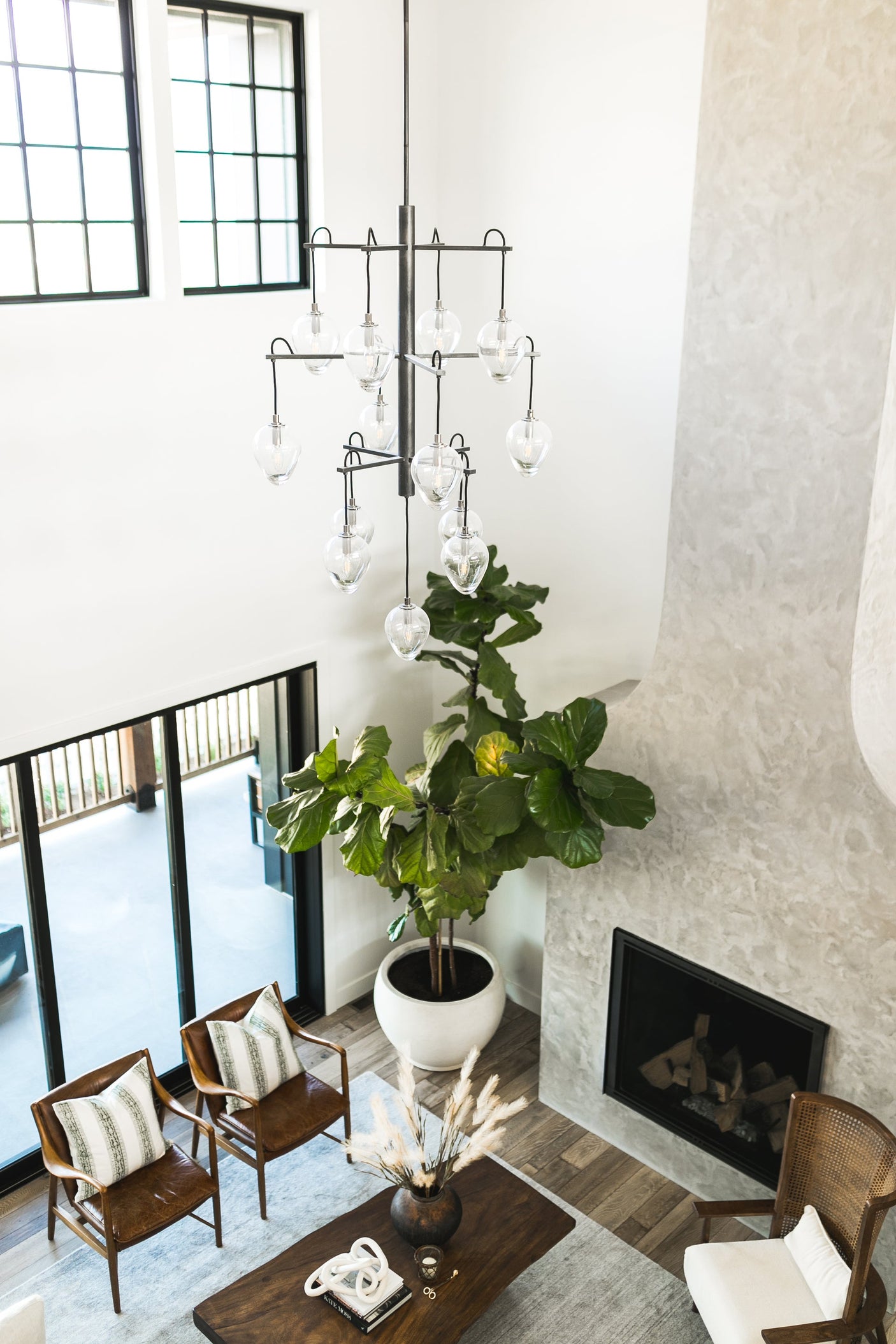 brixton-chandelier-F6208-GRA/BCR-2