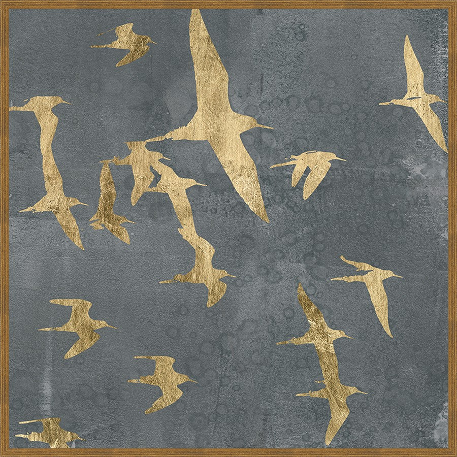 GOLDEN GEESE FLIGHT - Kings Fine Art & Decor