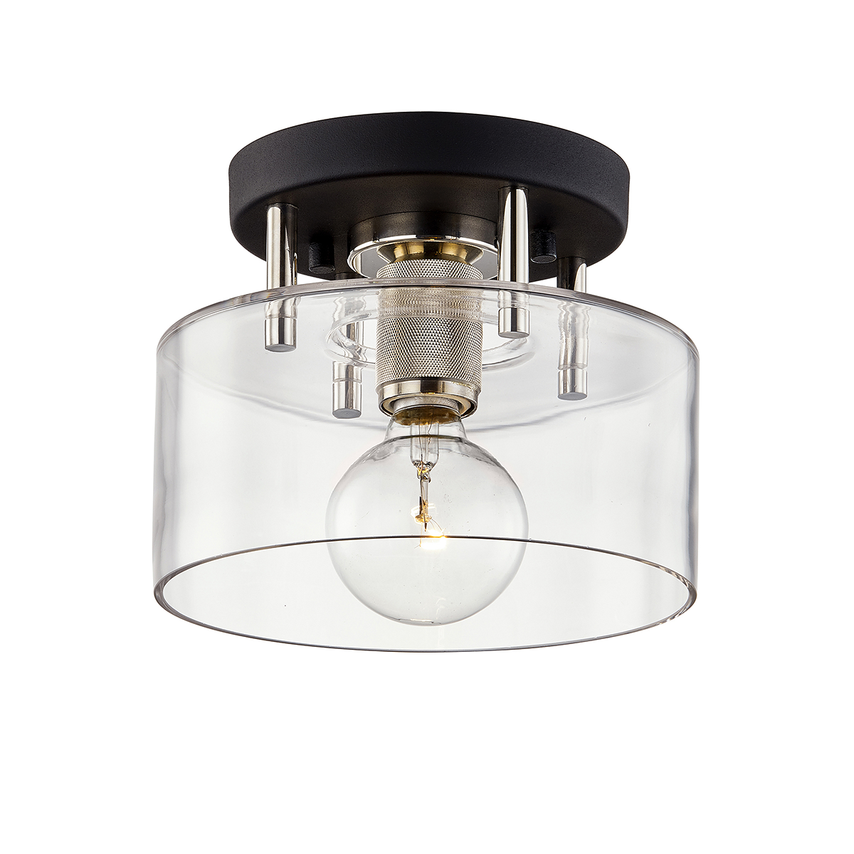 bergamot-station-semi-flush-C7550-TBK/PN