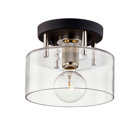 bergamot-station-semi-flush-C7550-TBK/PN