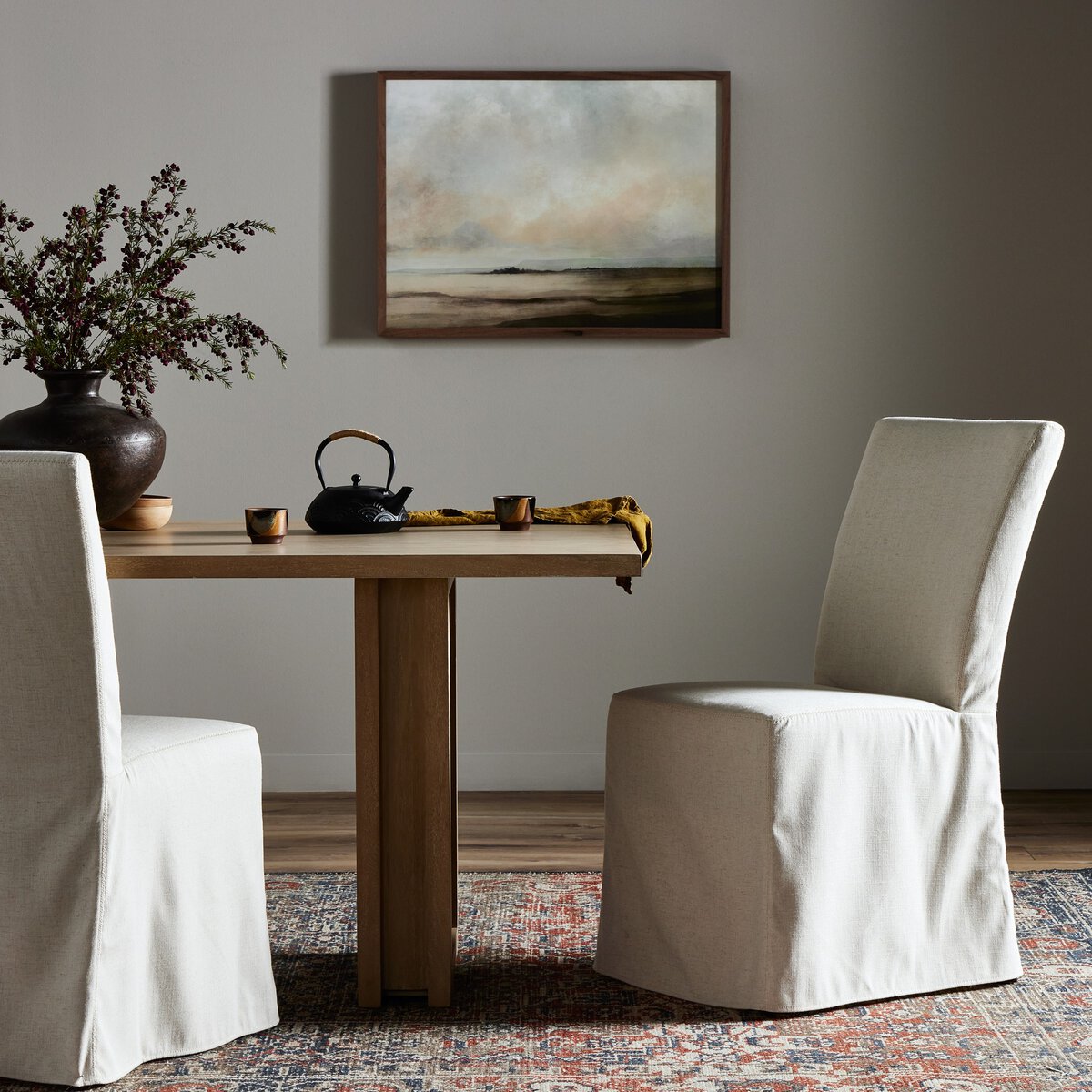 Vista Slipcovered Dining Chair - Kings Fine Art & Decor
