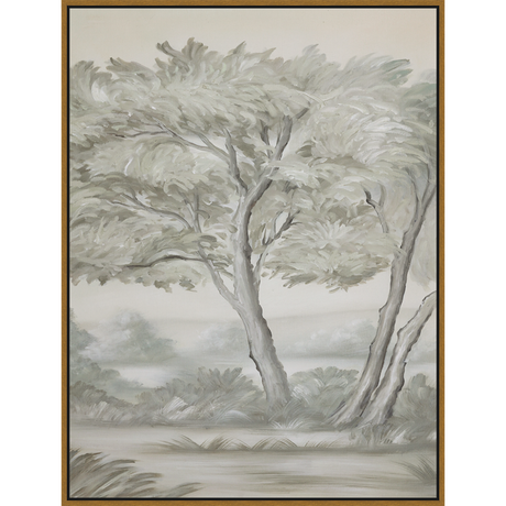 EAHPC24053 - STILLNESS IV framed floating in a contemporary gold frame. Finished Size: W 36.00 in x H 48.00 in