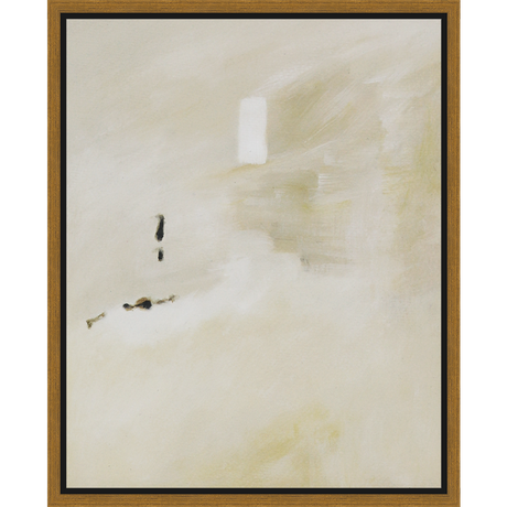 EAHPC24095 - EBBING LIGHT I framed floating in a contemporary gold frame. Finished Size: W 16.00 in x H 20.00 in
