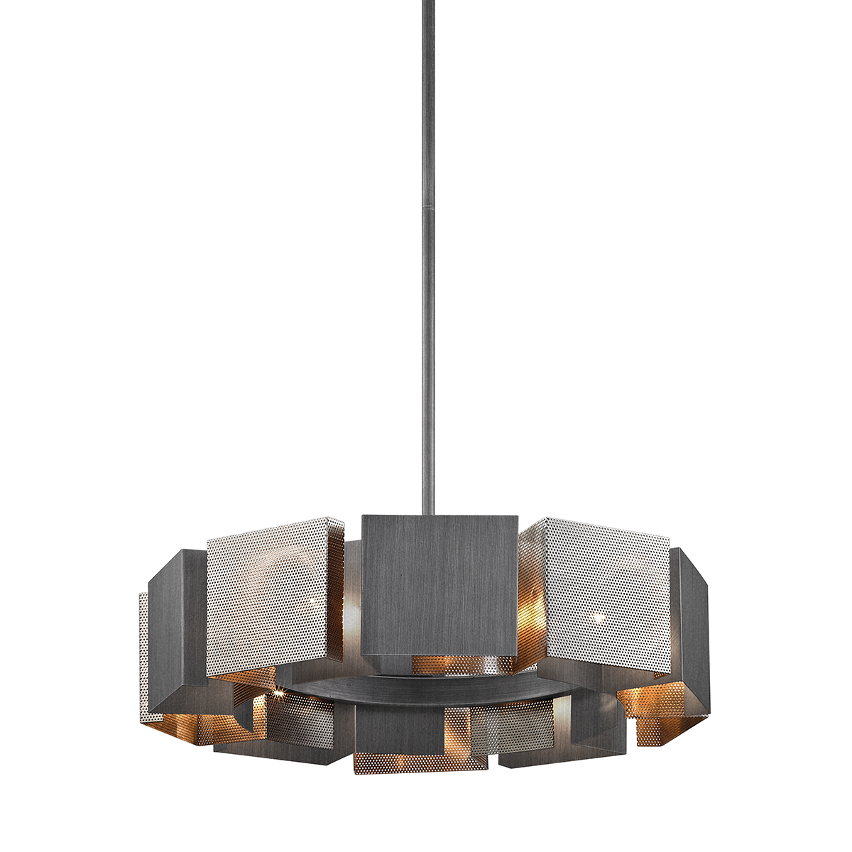 impression-chandelier-F6045-GRA/BN