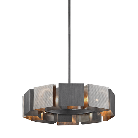 impression-chandelier-F6045-GRA/BN