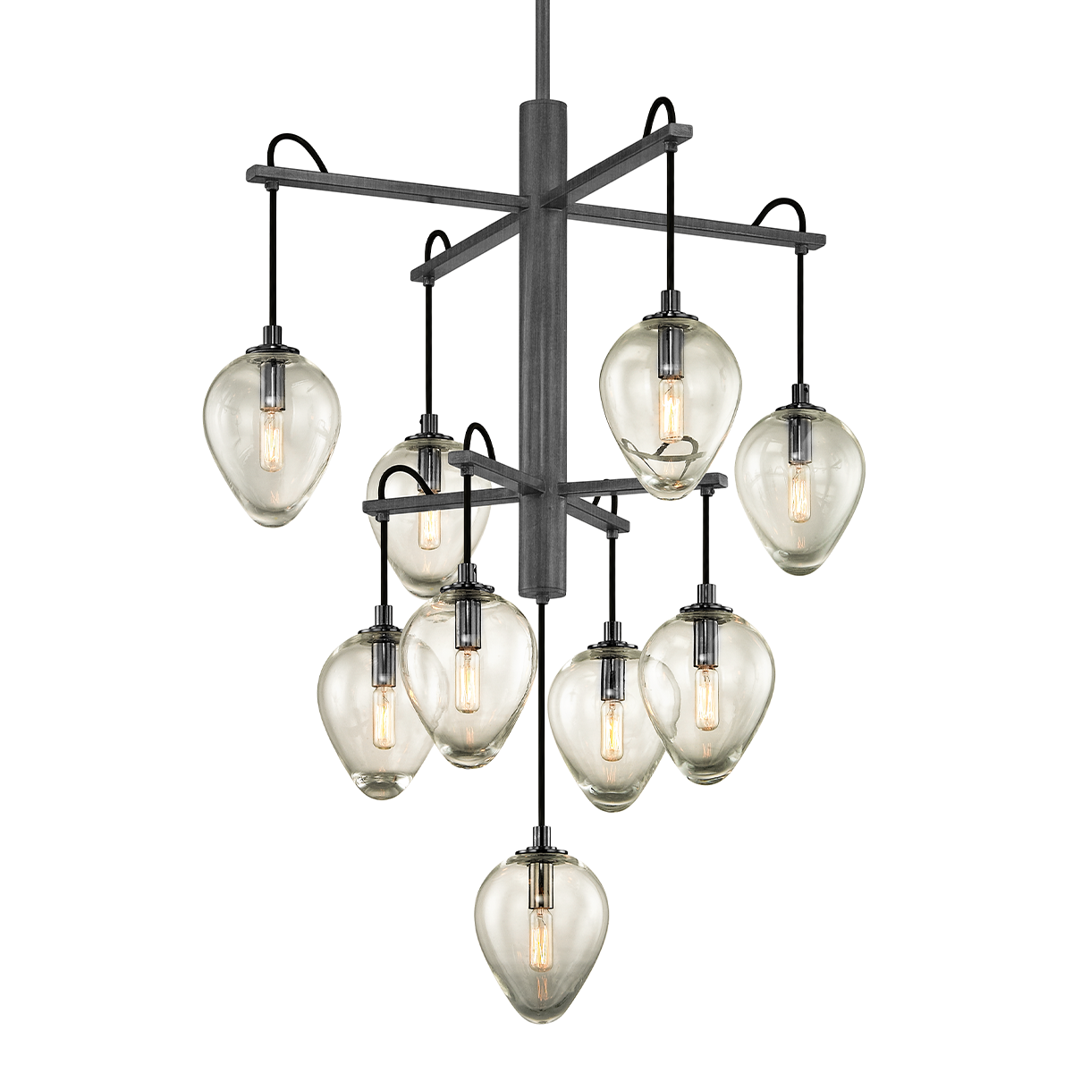 brixton-chandelier-F6207-GRA/BCR