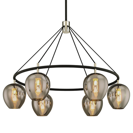 iliad-chandelier-F6216-TBK/PN