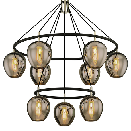iliad-chandelier-F6219-TBK/PN