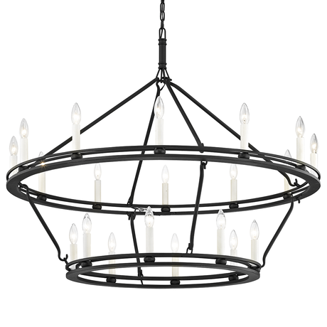 sutton-chandelier-F6239-TBK