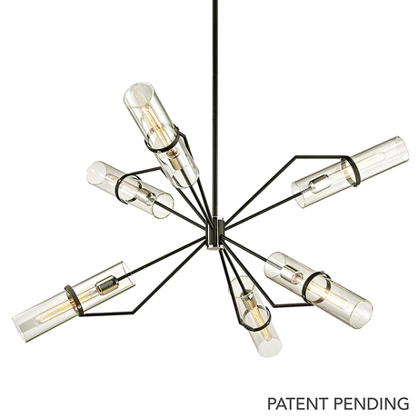 raef-chandelier-F6328-TBK/PN