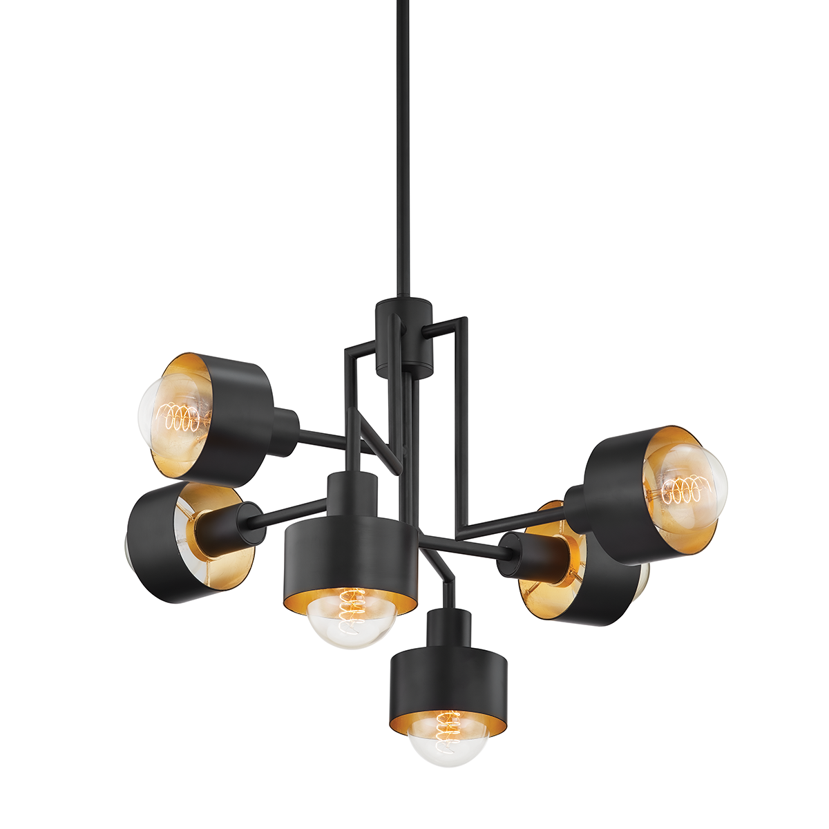 north-chandelier-F8726-SBK/GL