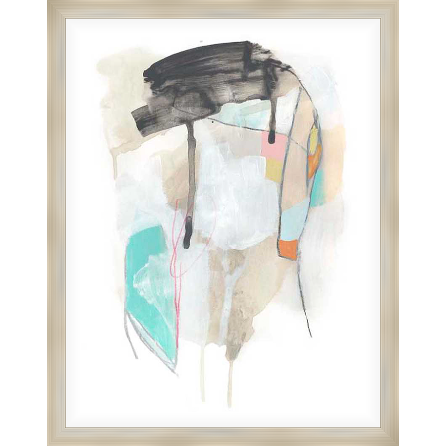 This abstract art print features a modern design with soft colors and bold strokes, perfect for adding a touch of sophistication to any space. The artwork is professionally printed on high-quality paper for lasting beauty.
