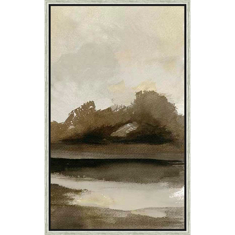 This stunning piece of abstract landscape art features a muted color palette, evoking a sense of serenity and natural beauty. Its layered brushstrokes and subtle textures create a dynamic visual experience, making it a perfect addition to any modern home.