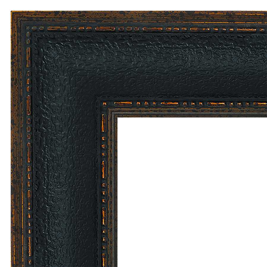 Our Black Traditional Faux Wood Picture Frame #07378