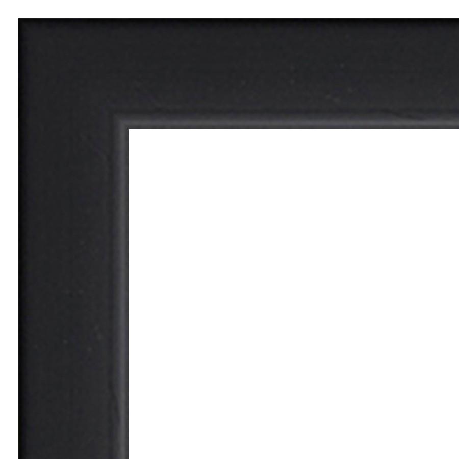 Our Black Contemporary Floater Faux Wood Picture Frame #07660