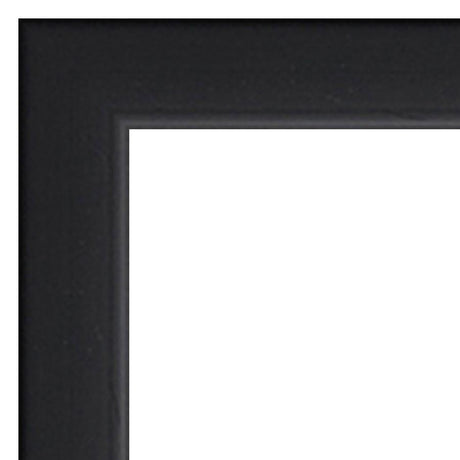 Our Black Contemporary Floater Faux Wood Picture Frame #07660