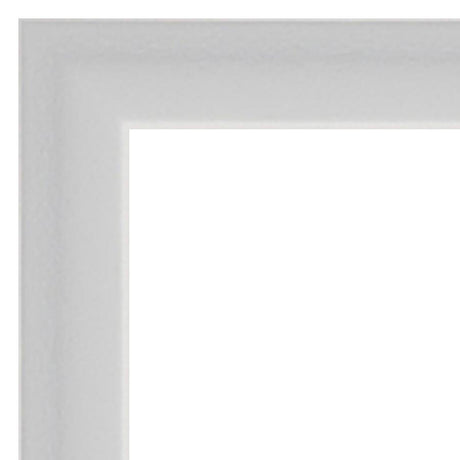 Our White Contemporary Floater Faux Wood Picture Frame #07661