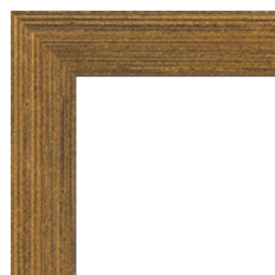 Our Gold Contemporary Floater Faux Wood Picture Frame #07663