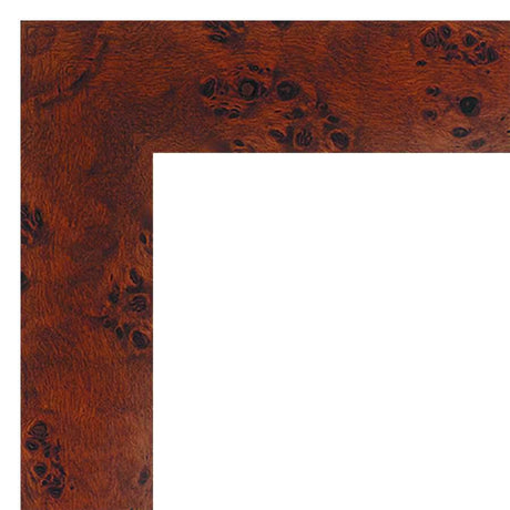 Our Honey Pecan Burl Lacquer Solid Wood Picture Frame #10004