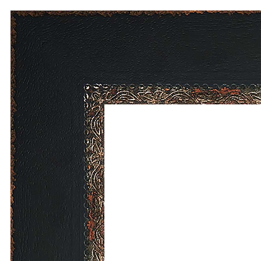 Our Black Distressed/Aged Solid Wood Picture Frame #10859