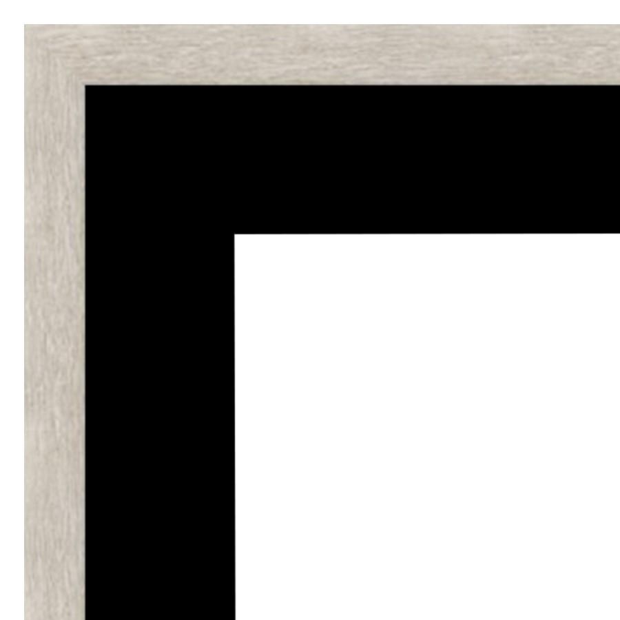 Our Silver Contemporary Floater Faux Wood Picture Frame #CA2713