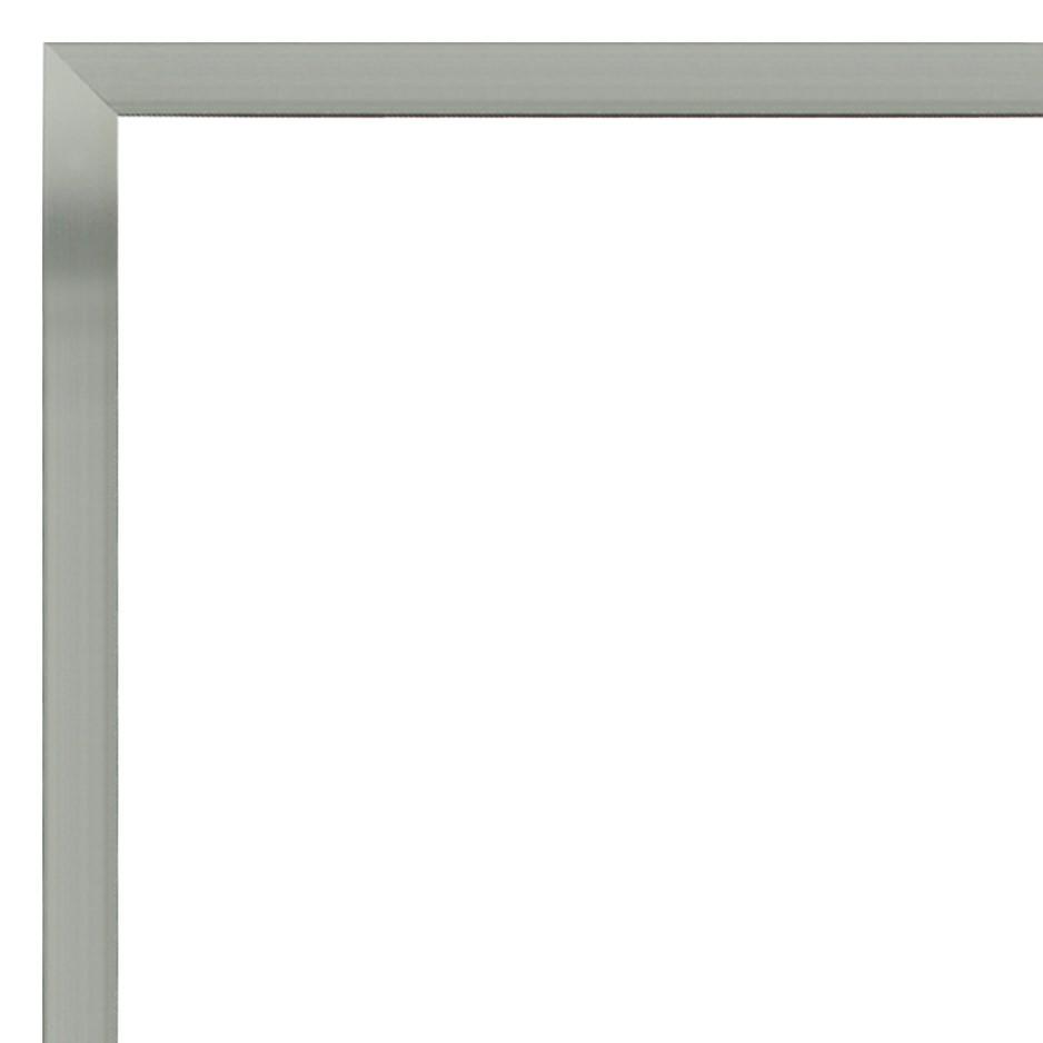 Our Brushed Aluminum Nickel Contemporary Metal Picture Frame #M1292