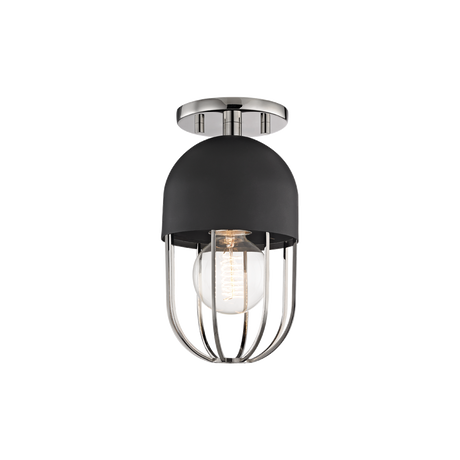 haley-semi-flush-H145601-PN/BK