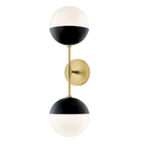 renee-wall-sconce-H344102A-AGB/BK