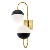 renee-wall-sconce-H344102B-AGB/BK