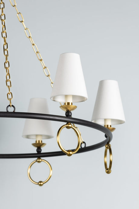 haverford-chandelier-H757806-AGB/TBK-1