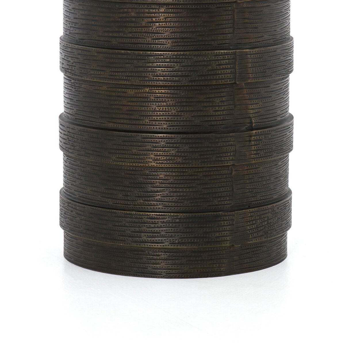 Trello Drum End Table - Kings Fine Art & Decor