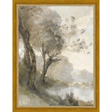 TREES ON POND I - Kings Fine Art & Decor