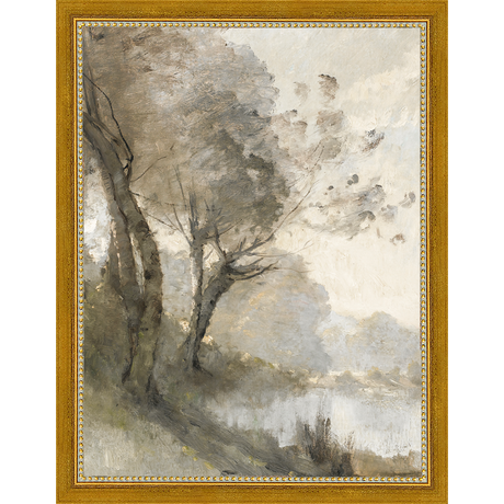 TREES ON POND I - Kings Fine Art & Decor