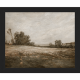 SA005-THE BARREN PATCH Hand framed in a matte black frame. Finished Size: W 11.25 in x H 9.25 in