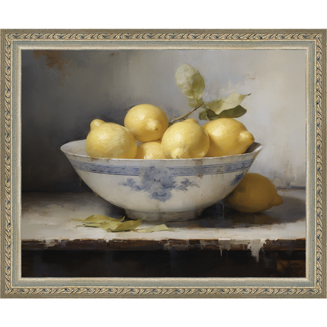 LEMONS IN BOWL - Kings Fine Art & Decor