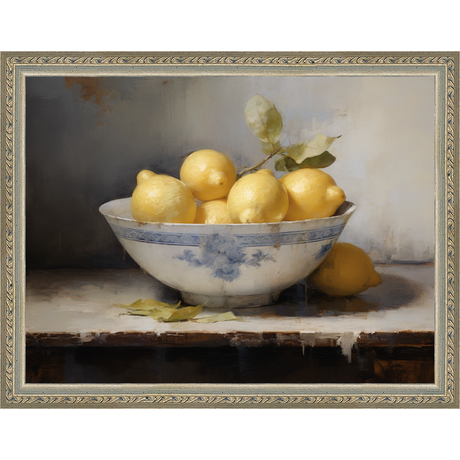 LEMONS IN BOWL - Kings Fine Art & Decor