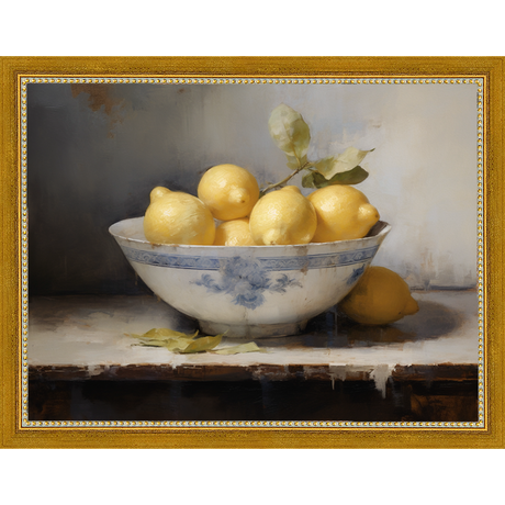 LEMONS IN BOWL - Kings Fine Art & Decor