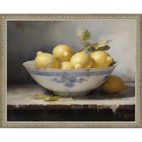 LEMONS IN BOWL - Kings Fine Art & Decor