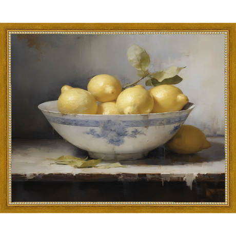 LEMONS IN BOWL - Kings Fine Art & Decor