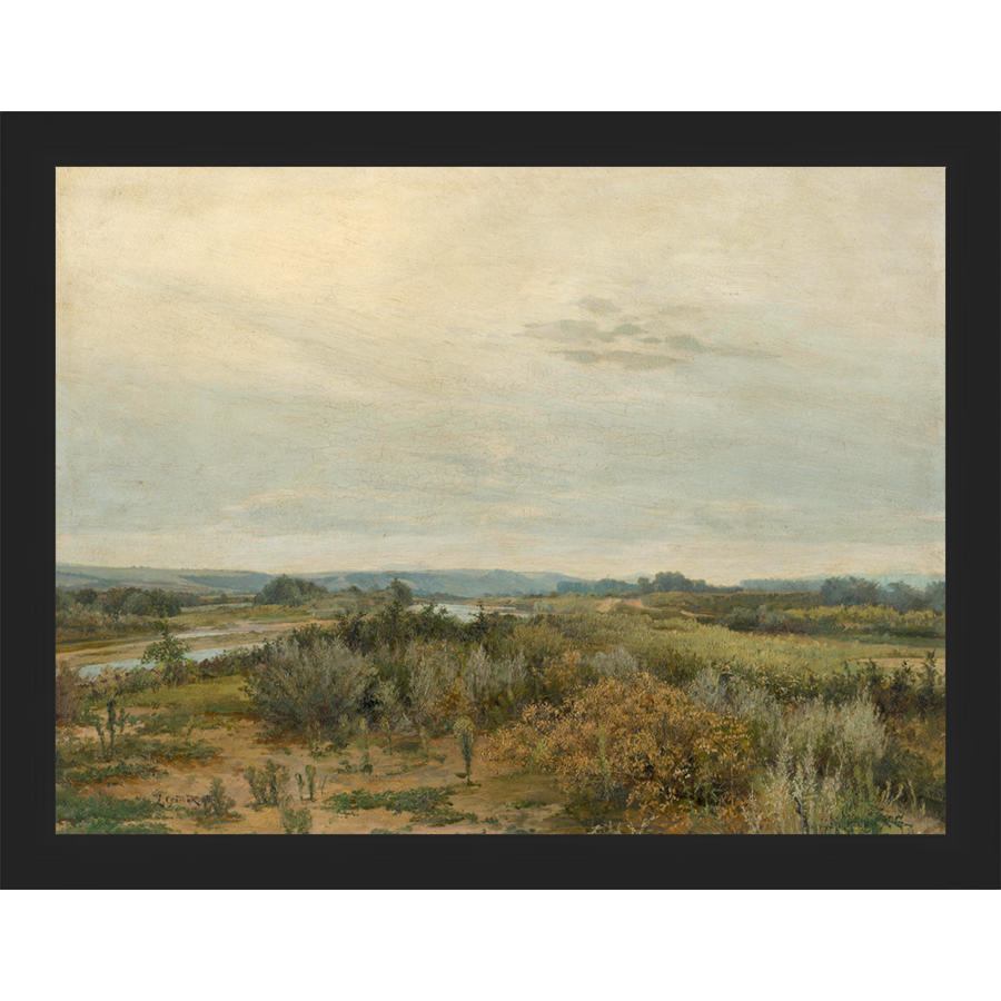 LANDSCAPE WITH RIVER - Kings Fine Art & Decor