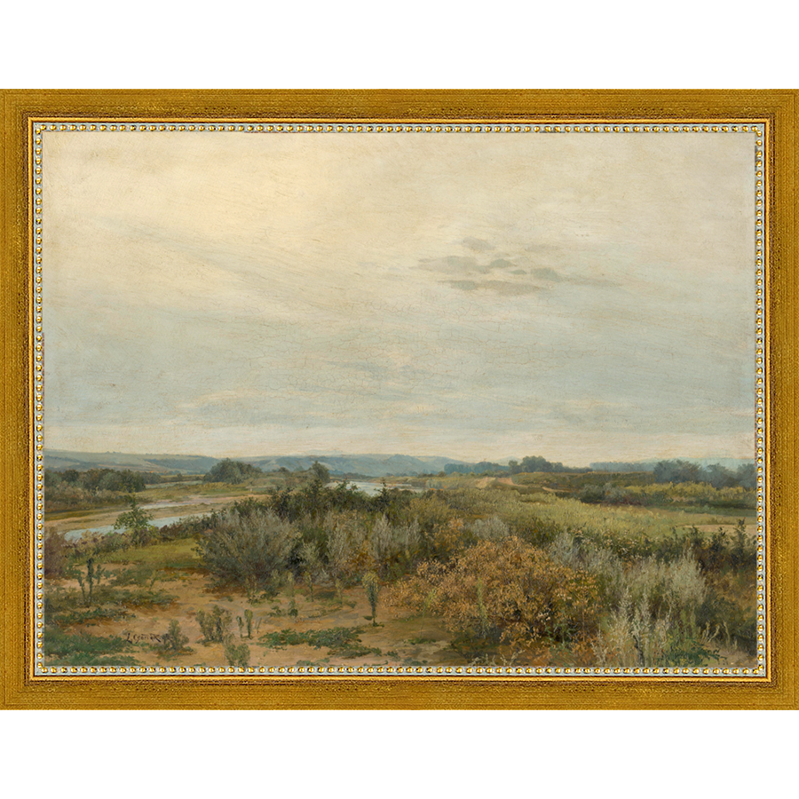 LANDSCAPE WITH RIVER - Kings Fine Art & Decor