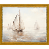 SA064-RACE DAY Hand framed in a transitional gold frame. Finished Size: W 11.25 in x H 9.25 in